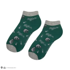 Set Of 3 Slytherin Ankle Socks -Cinereplicas Shop AnkleSocks Slytherin HarryPotter Product 5 4895205606630