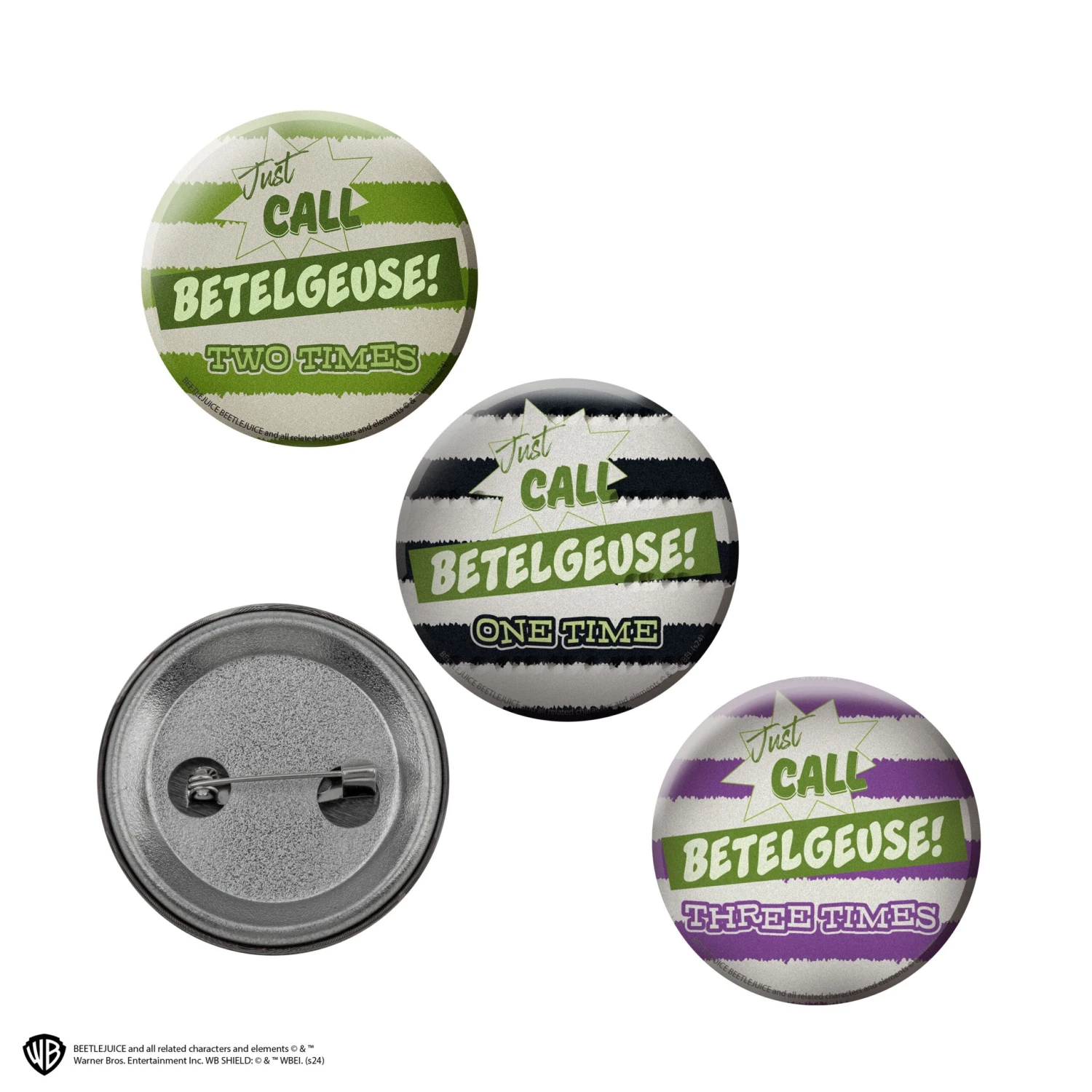 Set Of 6 Beetlejuice Lenticular Badges 4 Set Of 6 Beetlejuice Lenticular Badges - Image 2