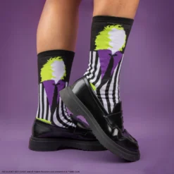 Set Of 3 Beetlejuice Socks
