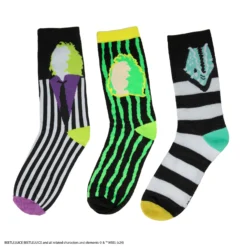 Set Of 3 Beetlejuice Socks -Cinereplicas Shop BJ Set of Three Socks Beetlejuice Product 8 4895205619289 CR1640 1 scaled