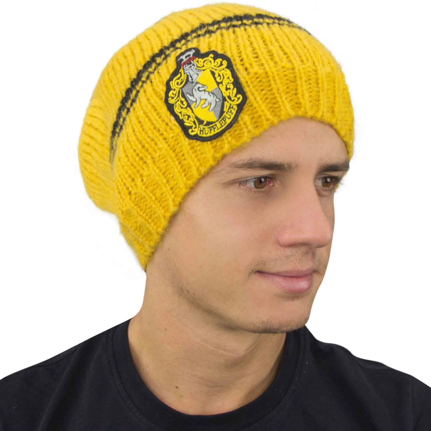 Cinereplicas Hufflepuff Slouchy Beanie 3 Cinereplicas Hufflepuff Slouchy Beanie
