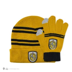 Kids Hufflepuff Gloves And Beanie Set -Cinereplicas Shop BeanieGloves kids Hufflepuff HarryPotter Product 1 4895205601185 scaled