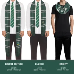 Slytherin Infinity Scarf -Cinereplicas Shop Comparison Slytherin scaled