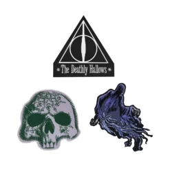 Cinereplicas Pack Of 3 Harry Potter Deathly Hallows Deluxe Patches/Crests -Cinereplicas Shop Crests SetOf3 DeathlyHallows HarryPotter Product 7 scaled