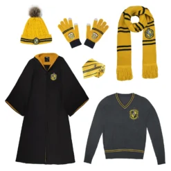 Adult Hufflepuff Deluxe Full Uniform -Cinereplicas Shop DeluxeFullUniformBundle Hufflepuff 1 scaled