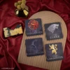 Set Of 4 Game Of Thrones Coasters -Cinereplicas Shop GOT Coaster Set of 4 Lifestyle 1 4895205611450 scaled