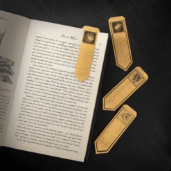 Set Of 4 Stark, Lannister, Baratheon And Targaryen Metal Bookmarks