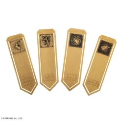 Set Of 4 Stark, Lannister, Baratheon And Targaryen Metal Bookmarks -Cinereplicas Shop GOT MetalBookmark Product 6 4895205611412 scaled