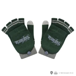 Slytherin Mitten/Fingerless Gloves -Cinereplicas Shop Gloves Fingerless Slytherin HarryPotter Product 3 4895205600539 scaled