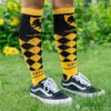 Set Of 3 Hufflepuff High Socks