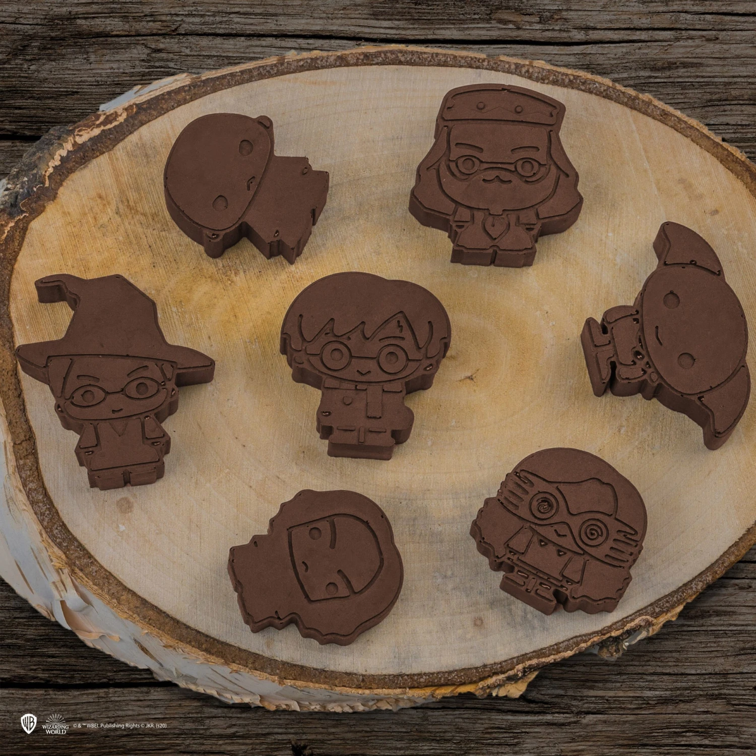 Harry Potter Characters Chocolate/Ice Cube Mould 3 Harry Potter Characters Chocolate/Ice Cube Mould