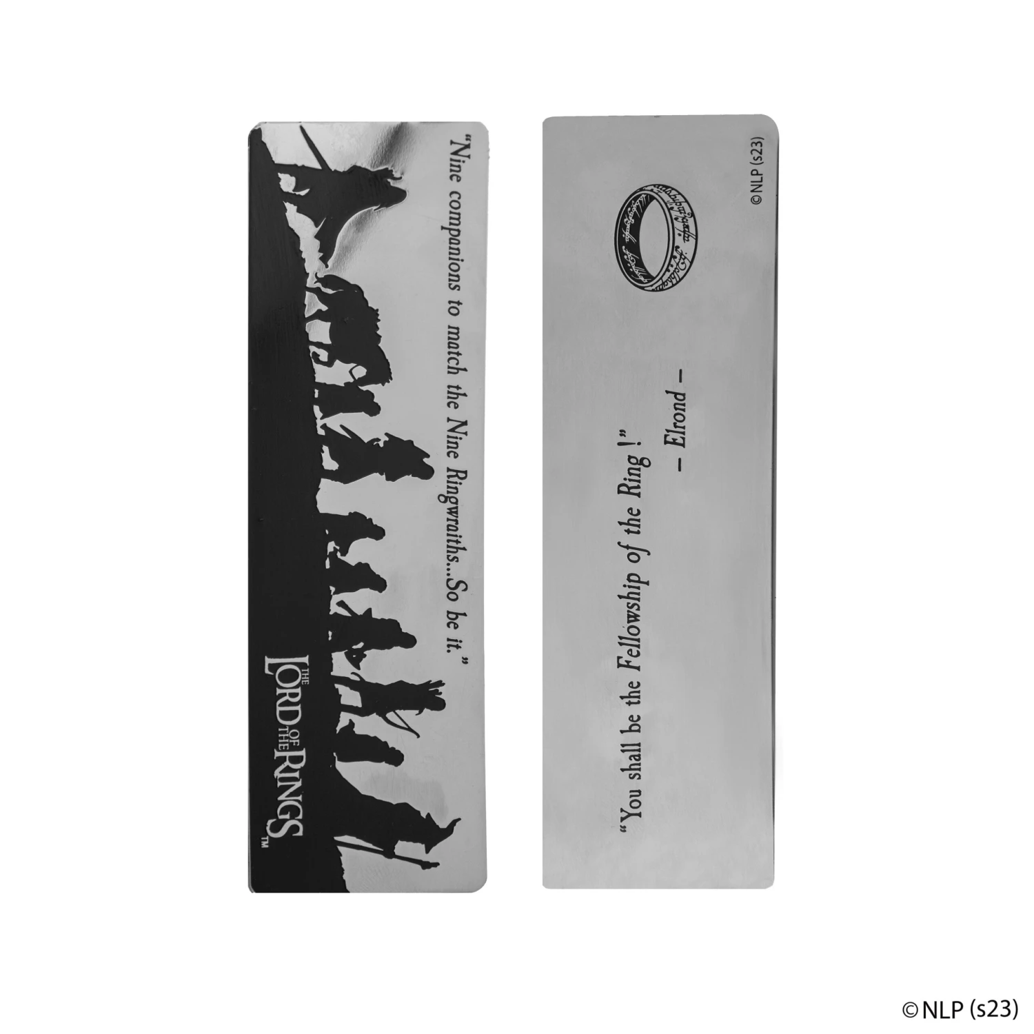 Fellowship Of The Ring Metal Bookmark 4 Fellowship Of The Ring Metal Bookmark - Image 2