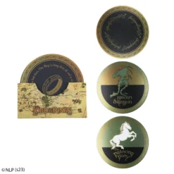 Set Of 4 Lord Of The Rings Coasters -Cinereplicas Shop LOTR Coaster Set of 4 Product 6 4895205616196 jpg