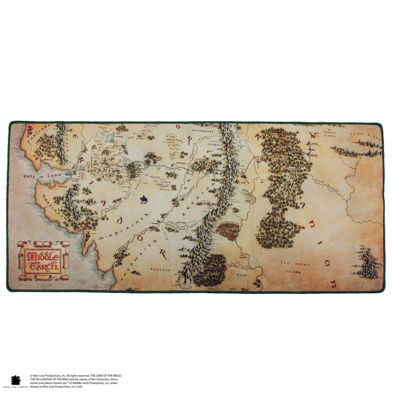 Middle Earth Map Desk Mat 8 Middle Earth Map Desk Mat - Image 6