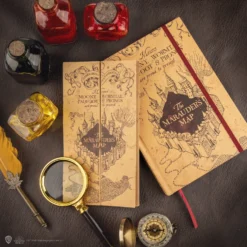 Notebook With Foldable Marauder's Map