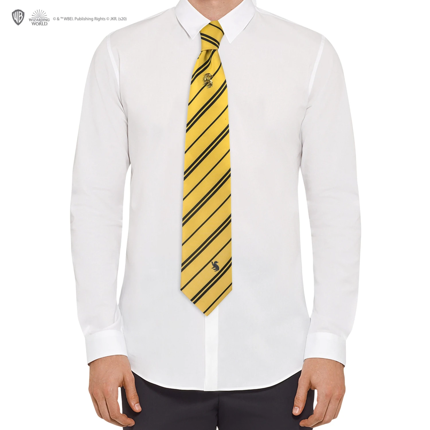 Cinereplicas Deluxe Hufflepuff Tie 3 Cinereplicas Deluxe Hufflepuff Tie