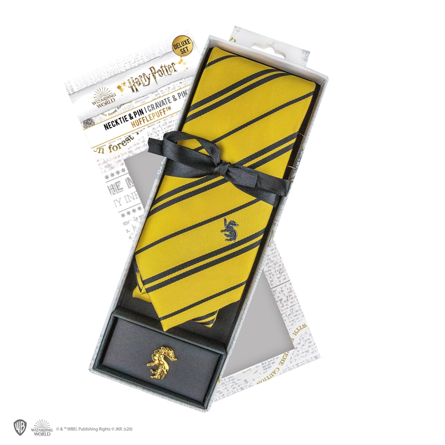 Cinereplicas Deluxe Hufflepuff Tie 6 Cinereplicas Deluxe Hufflepuff Tie - Image 4