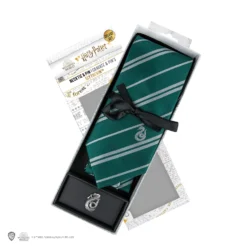 Cinereplicas Deluxe Slytherin Tie -Cinereplicas Shop Necktie Deluxe Slytherin HarryPotter Product 3 4895205600652edit scaled