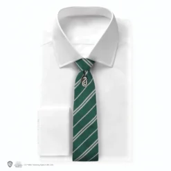 Cinereplicas Deluxe Slytherin Tie -Cinereplicas Shop Necktie Deluxe Slytherin HarryPotter Product 7 4895205600652edit scaled