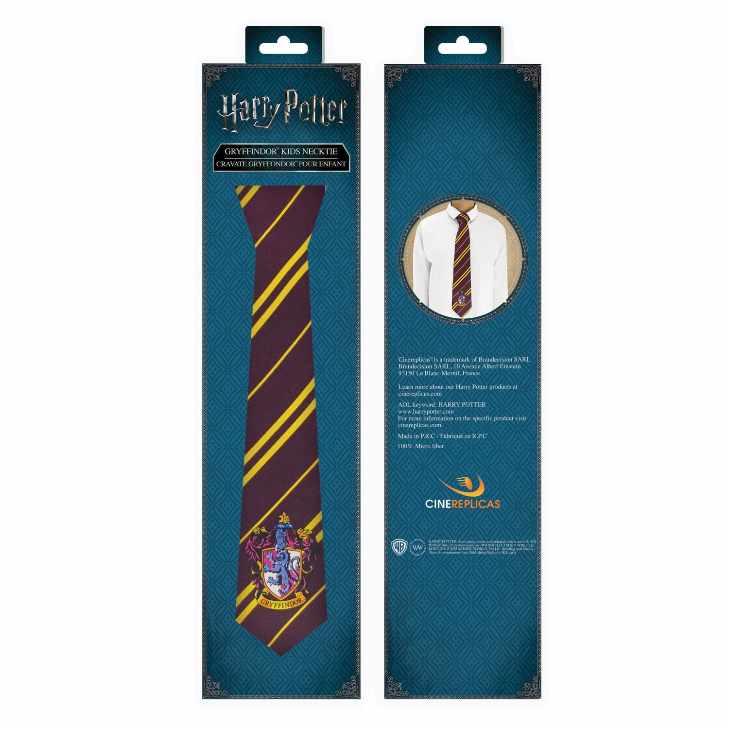 Cinereplicas Kids Gryffindor Tie 6 Cinereplicas Kids Gryffindor Tie - Image 4