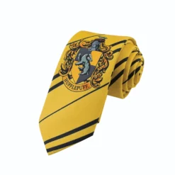 Cinereplicas Kids Hufflepuff Tie -Cinereplicas Shop Necktie Kids Hufflepuff HarryPotter Product 4