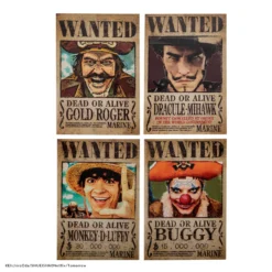 Set Of 4 One Piece Wanted Magnets -Cinereplicas Shop OP Set Of 4 Magnets Product 1 4895205618688 CR3290