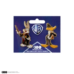 Set Of 2 Bugs Bunny & Daffy Duck At Hogwarts Pin Badges -Cinereplicas Shop PinBadgeSet BugsBunny DaffyDuckatHogwarts Packaging 1 4895205615243