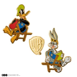 Set Of 3 Bugs Bunny And Daffy Duck At WB Studio Pin Badges -Cinereplicas Shop PinBadgeSet BugsBunny DaffyDuckatWBStudio Product 1 4895205615250