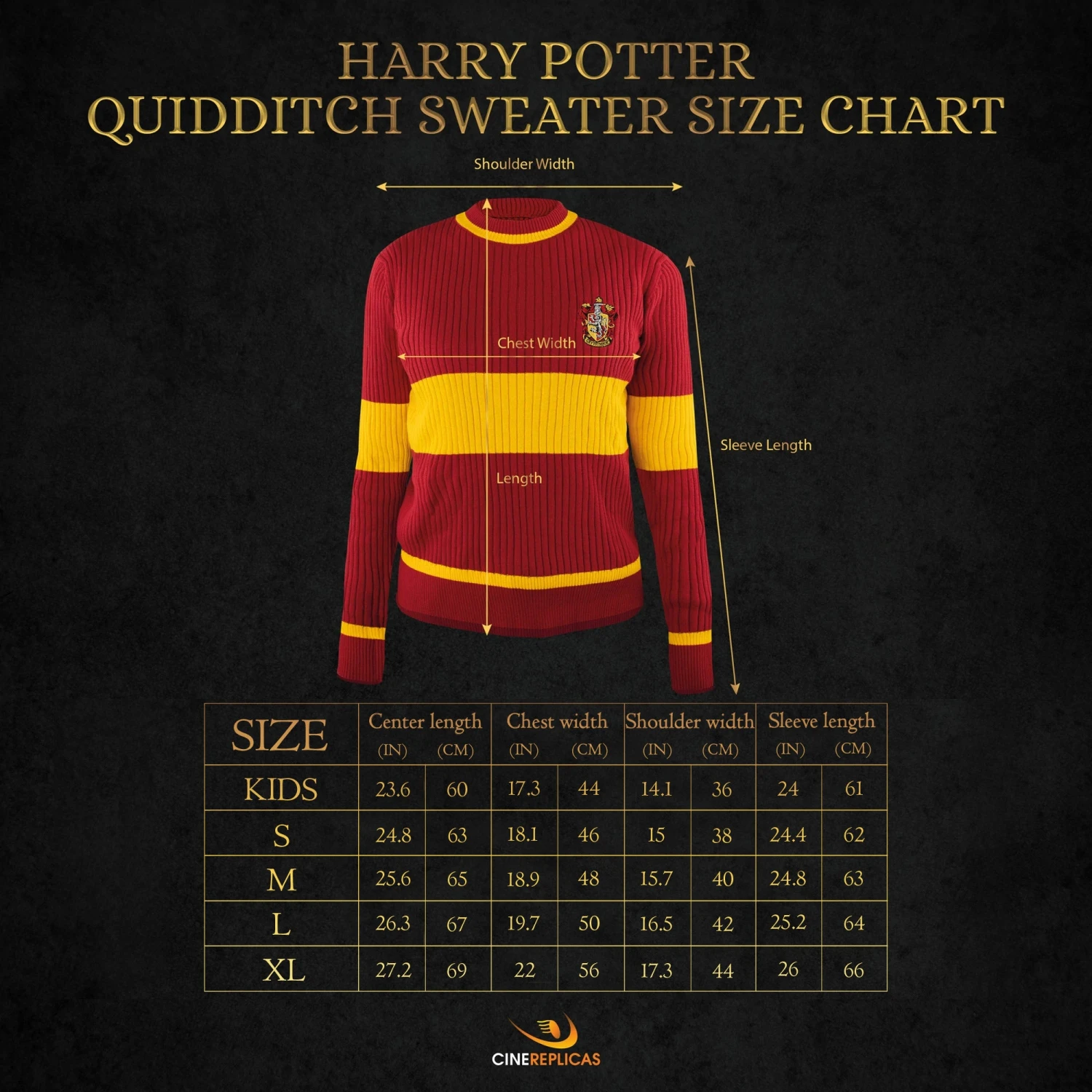 Gryffindor Quidditch Sweater 6 Gryffindor Quidditch Sweater - Image 4
