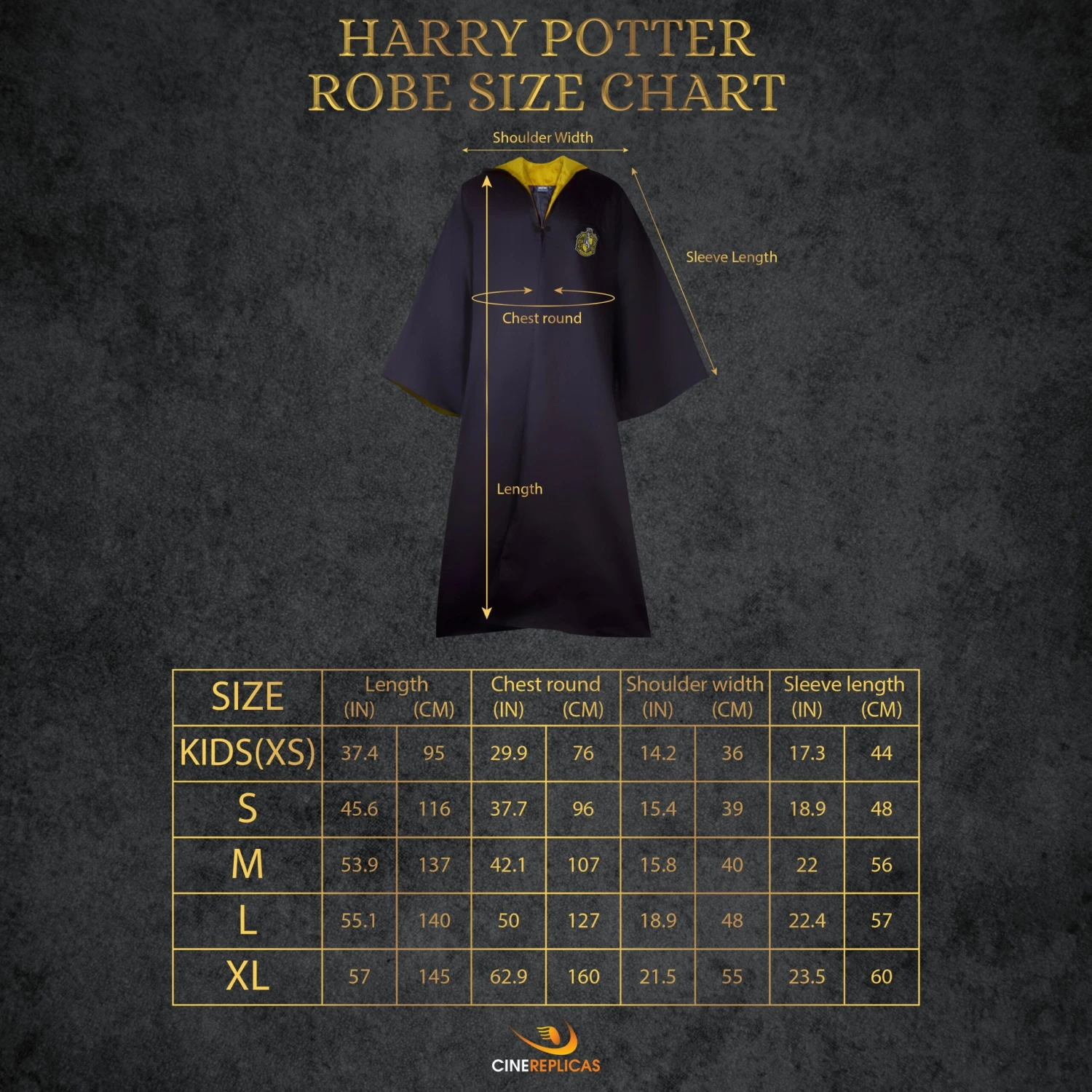 Adults Hufflepuff Robe 9 Adults Hufflepuff Robe - Image 8