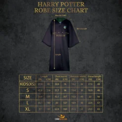 Cinereplicas Adults Slytherin Robe -Cinereplicas Shop Robe Adults Slytherin HarryPotter SizeChart 1 4895205603103 scaled