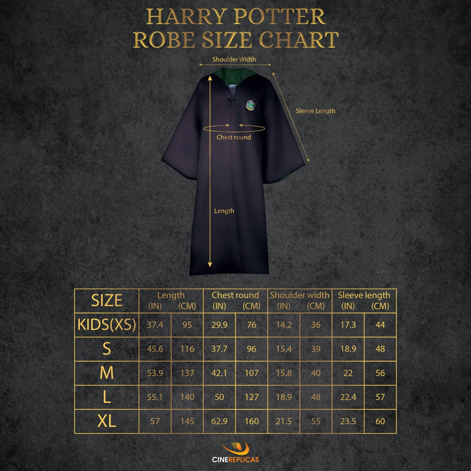 Kids Slytherin Robe 11 Kids Slytherin Robe - Image 9