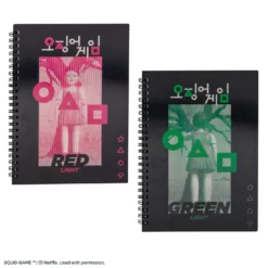 Red Light, Green Light Lenticular Softcover Notebook -Cinereplicas Shop SG Lenticular Notebook RedLight GreenLight Product 1 4895205619869 CR5148 scaled