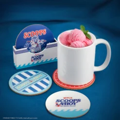 Set Of 4 Scoops Ahoy Coasters