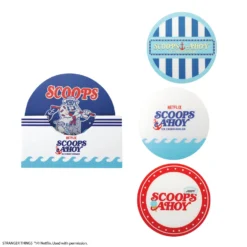 Set Of 4 Scoops Ahoy Coasters -Cinereplicas Shop ST Coaster Scoops Ahoy Product 1 4895205617735 CR4180 scaled