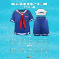 Scoops Ahoy Steve Costume -Cinereplicas Shop ST Costume Steve SizeChart 1 4895205617957 CR1881