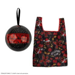 Hellfire Club Shopping Bag Holiday Capsule -Cinereplicas Shop ST Holiday Capsule Shopping Bag Hellfire Club Product 2 4895205619951 CR2484 scaled