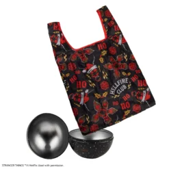 Hellfire Club Shopping Bag Holiday Capsule -Cinereplicas Shop ST Holiday Capsule Shopping Bag Hellfire Club Product 3 4895205619951 CR2484 scaled