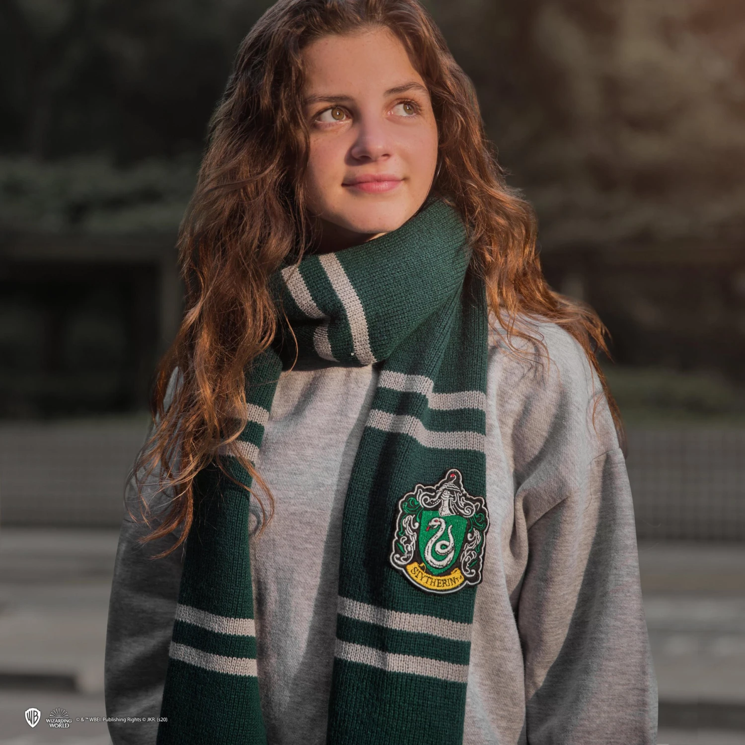 Deluxe Slytherin Scarf 3 Deluxe Slytherin Scarf