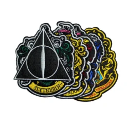 Pack Of 6 Harry Potter Deluxe Patches/Crests -Cinereplicas Shop Set of 6 Harry Potter Crest Deluxe Cinereplicas 29