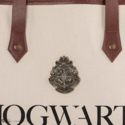 Hogwarts Canvas Shopping Bag -Cinereplicas Shop Shopping Bag Hogwarts Canvas HarryPotter Detail 2 4895205606364