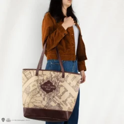 Marauder's Map Shopping Bag -Cinereplicas Shop Shopping Bag Marauder HarryPotter Lifestyle 2 4895205606357