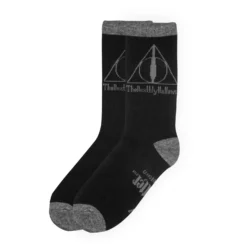 Cinereplicas Set Of 3 Deluxe Deathly Hallows Socks -Cinereplicas Shop Socks SetOf3 DeathlyHallows HarryPotter Product 2
