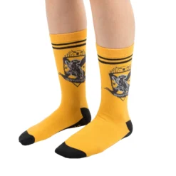 Set Of 3 Hufflepuff Socks -Cinereplicas Shop Socks SetOf3 Hufflepuff HarryPotter Product 3 scaled