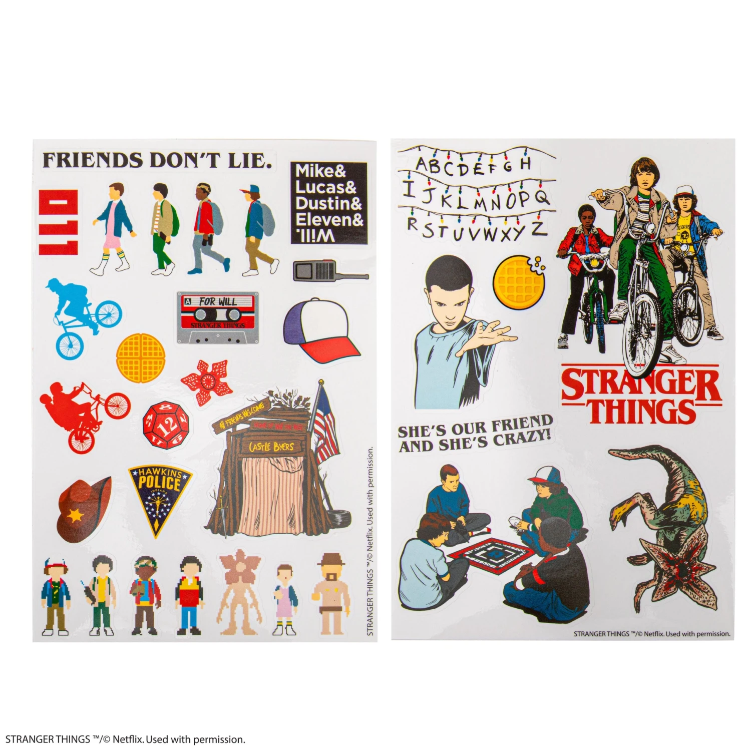 Stranger Things Season 1 Stickers 4 Stranger Things Season 1 Stickers - Image 2