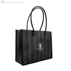 Nevermore Academy Black Shopping Bag -Cinereplicas Shop WED Black Shopping Bag Product 2 4895205617292 CR2373 scaled