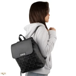 Wednesday Flat Lid Backpack -Cinereplicas Shop WED Flat Lid Backpack Product 2 4895205617261 CR2370 scaled