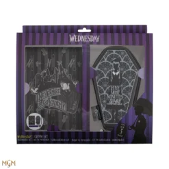 Wednesday's Coffin Stationery Set -Cinereplicas Shop WED Stationery Set Wednesday Coffin Packaging 1 4895205617308 CR5371 scaled