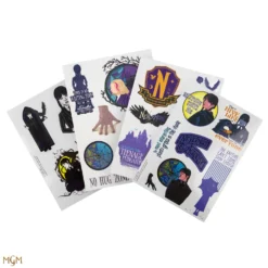 Wednesday Temporary Tattoos -Cinereplicas Shop WED Tattoos SetOf4 Product 2 4895205617339 CR5270 scaled