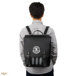 Nevermore Academy Black Backpack -Cinereplicas Shop WEDNESDAY Backpack Nevermore Black Product 8 4895205616271 CR2483 scaled